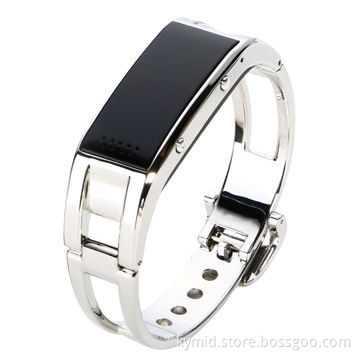 Bluetooth 2.1, 0.49" LED display, synchronize phonebook, music, time and message, pedometer functionNew